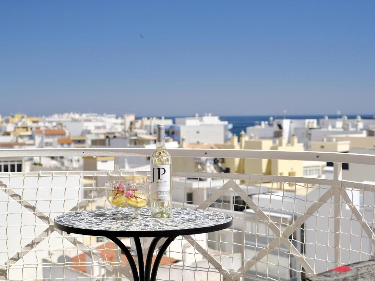 Al - Ocean Wide View Apartment Quarteira Bagian luar foto